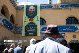 تصاویر مراسم تشییع پیکر زنده یاد مسعود اسکویی

