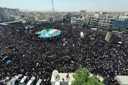 بازتاب حضور میلیونی در تشییع شهید رئیسی در رسانه‌های انگلیسی