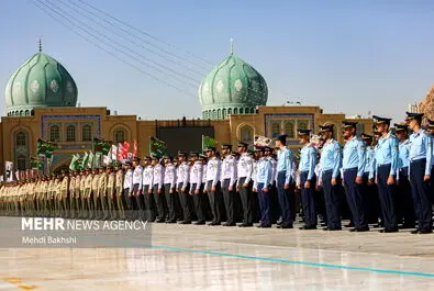 عهد سربازی در مسجد مقدس جمکران