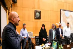 بازدید قالیباف از فرآیند بررسی برنامه‌های وزرای پیشنهادی در کمیسیون‌ها