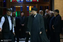تصاویر مراسم ختم مادر محمد عطریانفر با حضور مسئولان