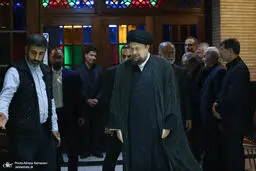 تصاویر مراسم ختم مادر محمد عطریانفر با حضور مسئولان