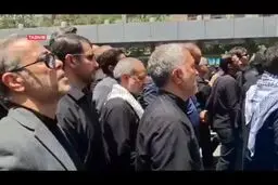  وزیر آموزش و پرورش در مراسم تشییع برادر شهیدش