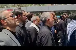  وزیر آموزش و پرورش در مراسم تشییع برادر شهیدش