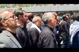  وزیر آموزش و پرورش در مراسم تشییع برادر شهیدش