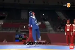 گاف باورنکردنی گزارشگر تکواندو بانوان در پخش زنده