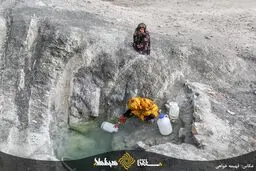 تصاویر فقر و بی آبی و محرومیت در روستای شمس آباد سرباز
