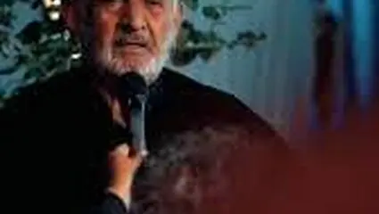 گریه مردم برای رهبر شهید با شنیدن صدای مکبر آقا