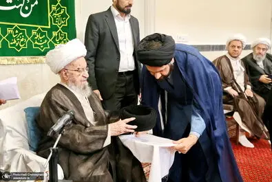 عمامه گذاری طلاب