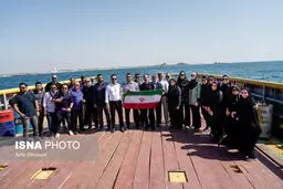 تصاویر جامعه ورزش ایران در جزیره بوموسی
