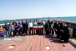 تصاویر جامعه ورزش ایران در جزیره بوموسی
