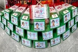 مراسم وداع و تشییع فرماندهان شهید جنگ
