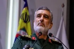سردار حاجی‌زاده: هروقت اراده کنیم پایگاه‌های آمریکا را می‌زنیم