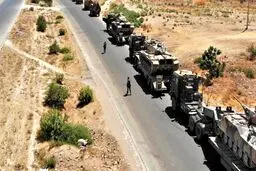 کاروان آمریکا در استان بغداد هدف قرار گرفت