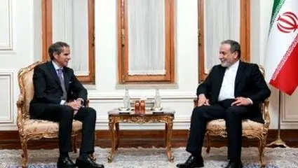 اولین فیلم از دیدار عراقچی و رافائل گروسی