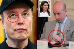 ماموریت اغواگرایانه علیه ماسک؟ کبودی مشکوک و رابطه ممنوعه با همسر مشاور ترامپ! + عکس