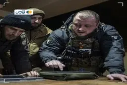 تصویر جنجالیِ فرمانده اوکراینی با نشان داعش

