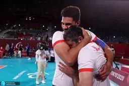 تصاویر شادی و اشک شوق والیبال نشسته ایران 