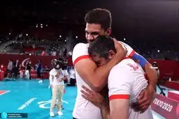 تصاویر شادی و اشک شوق والیبال نشسته ایران 