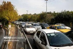 تصاویر شلوغی و ترافیک تهران