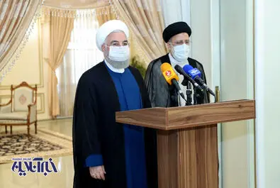 دیدار روحانی با رئیسی