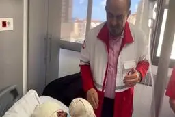 ویزیت مصدومان حادثه روز گذشته لبنان توسط پزشکان داوطلب هلال احمر از ایران