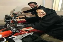 فیلم لورفته از موتورسواری بهاره رهنما + فیلم