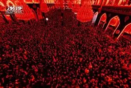 مرثیه‌سرایی دیدنی در حرم مطهر امام حسین (ع)