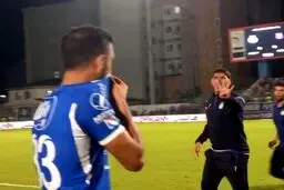 نکونام اینجا خبر صدرنشینی پرسپولیس را شنید!