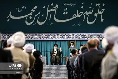 دیدار مسئولان نظام و میهمانان وحدت اسلامى‌ با رهبر انقلاب