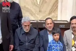 حضور سردار قاآنی در مراسم گرامیداشت شهید صفی الدین