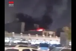 وقوع آتش‌سوزی در بازار بندرعباس