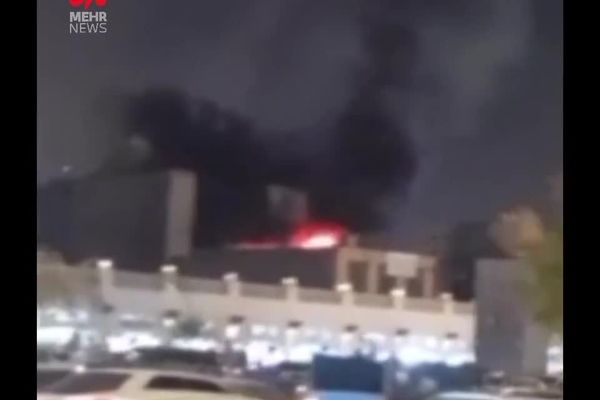 وقوع آتش‌سوزی در بازار بندرعباس