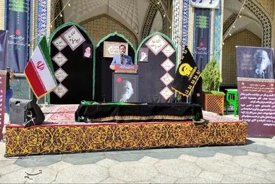 مراسم تدفین علامه حکیمی