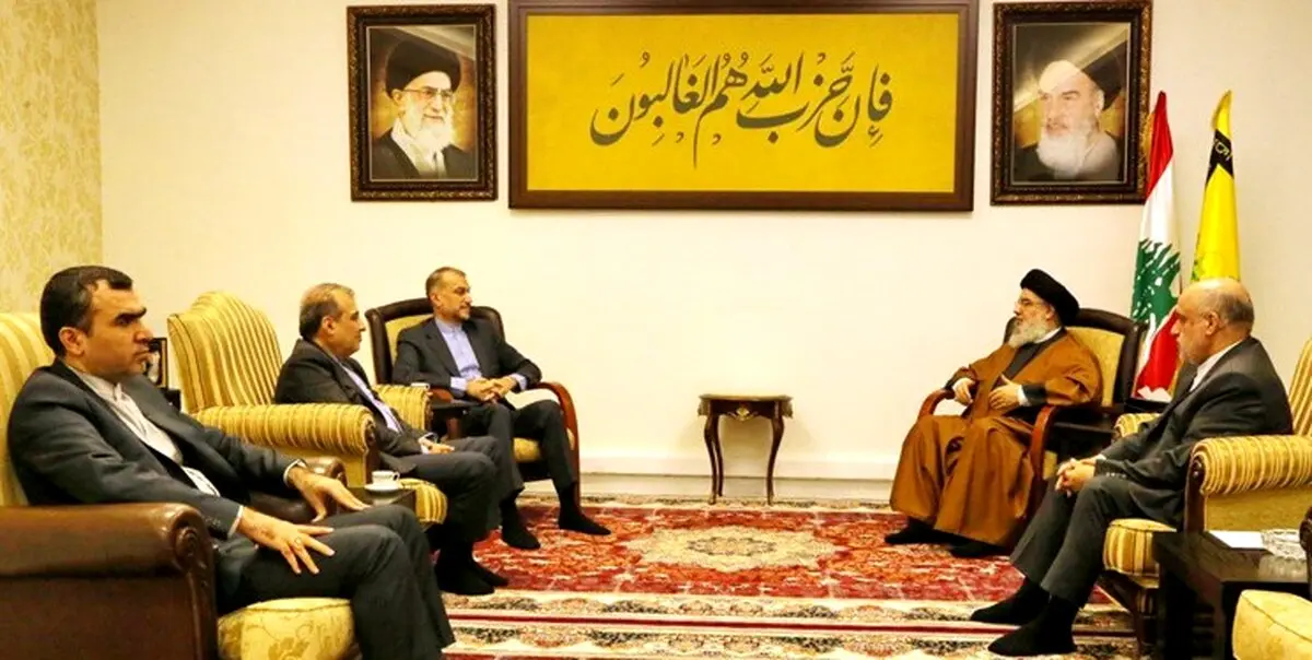 امیرعبداللهیان و سیدحسن نصرالله دیدار کردند