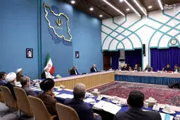 تصاویر سران قوا در جلسه شورای عالی انقلاب فرهنگی