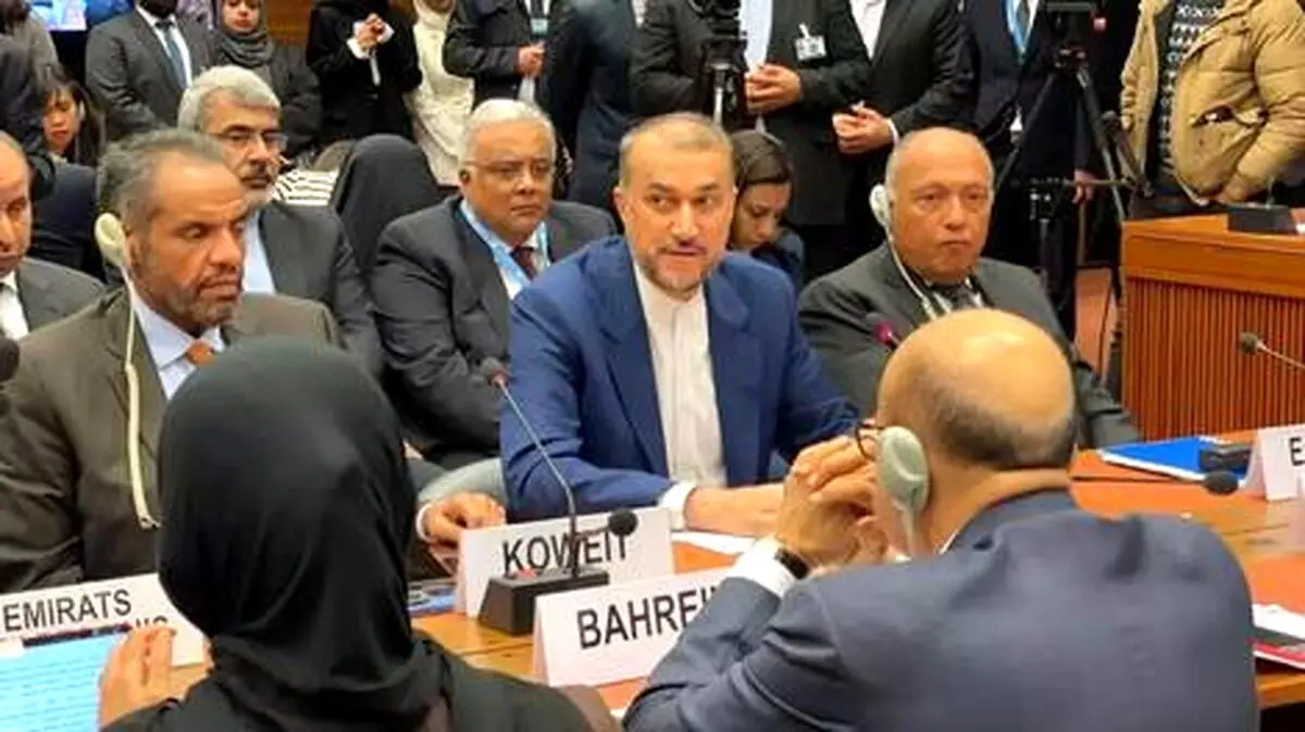 سخنرانی امیر عبداللهیان در نشست شورای امنیت درباره اسرائیل