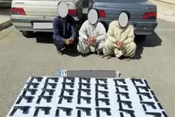 ۳ ‌سرکرده اصلی شبکه فعال قاچاق سلاح دستگیر شدند