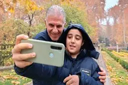 تصاویر گردش کی روش در کاخ سعد آباد