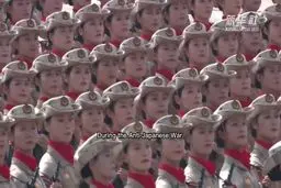 رژه ویژه سربازان زن ارتش خلق چین