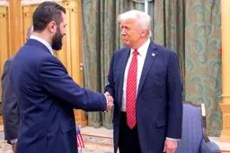 دومین دیدار جولانی و ترامپ + عکس
