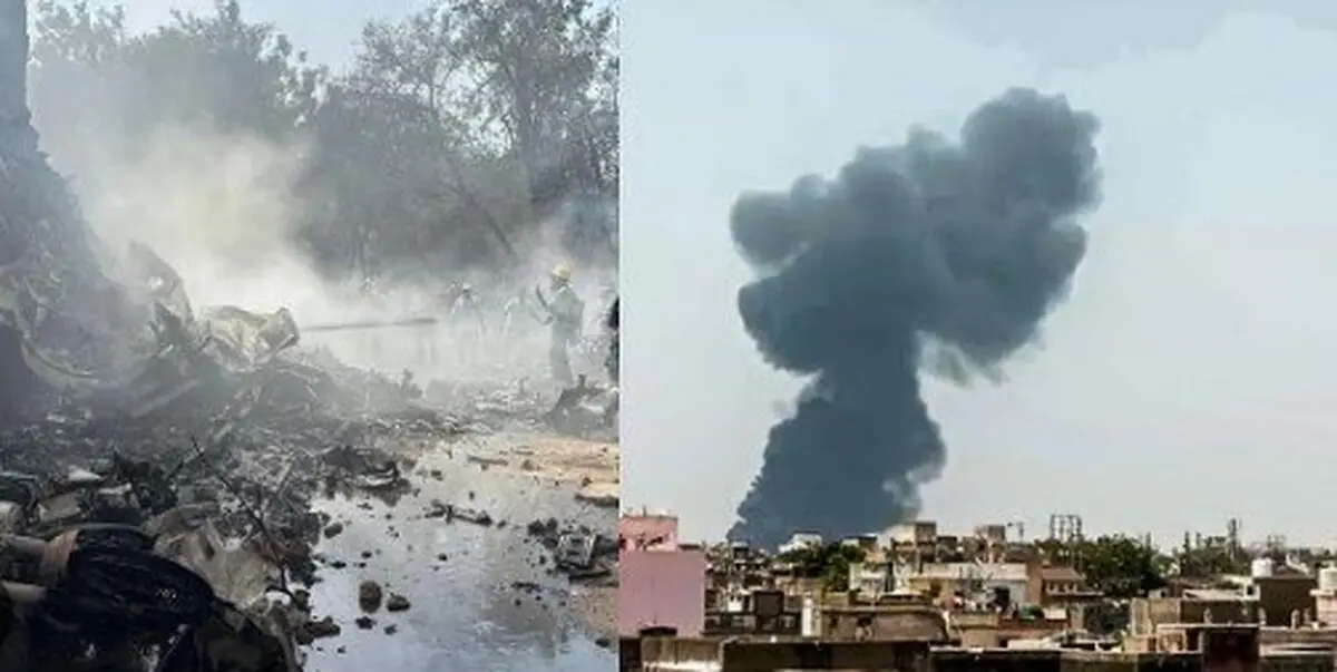 مرگ ۱۳۳ تن در حادثه سقوط هواپیما در هند + عکس
