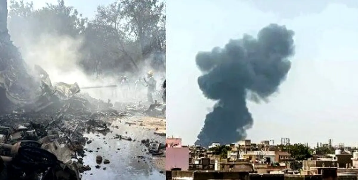 مرگ ۱۳۳ تن در حادثه سقوط هواپیما در هند + عکس