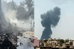 مرگ ۱۳۳ تن در حادثه سقوط هواپیما در هند + عکس