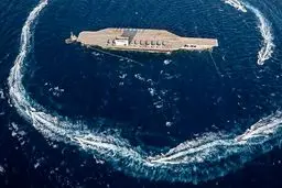 فیلم درگیری و تقابل نیروی دریایی آمریکا با ناو سپاه پاسداران