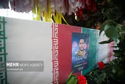 تصاویر تشییع پیکر شهدای حمله تروریستی اسرائیل