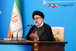 تصاویر نشست خبری رئیس جمهور