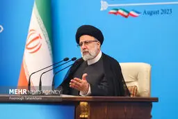 تصاویر نشست خبری رئیس جمهور