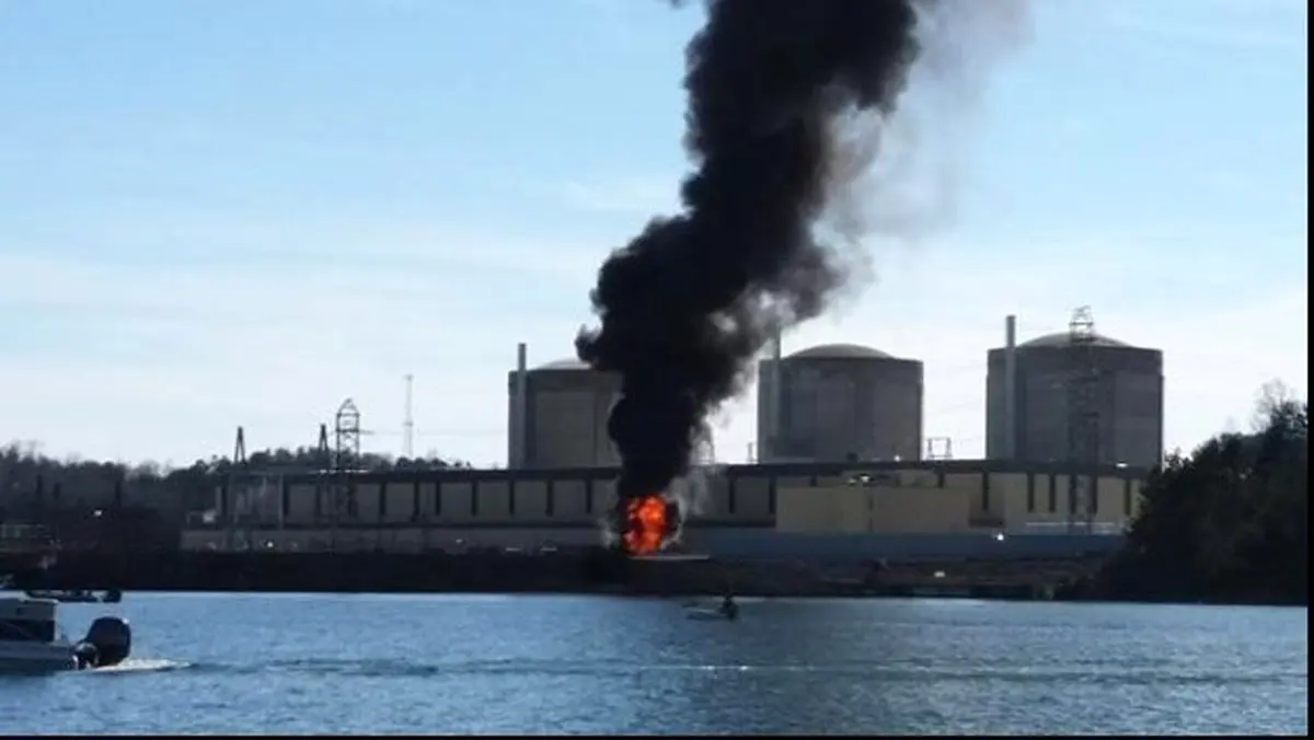 اولین فیلم از انفجار در بزرگترین نیروگاه امریکا + جزئیات