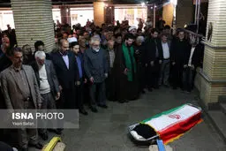 تصاویر مراسم تشییع زنده یاد پروانه معصومی